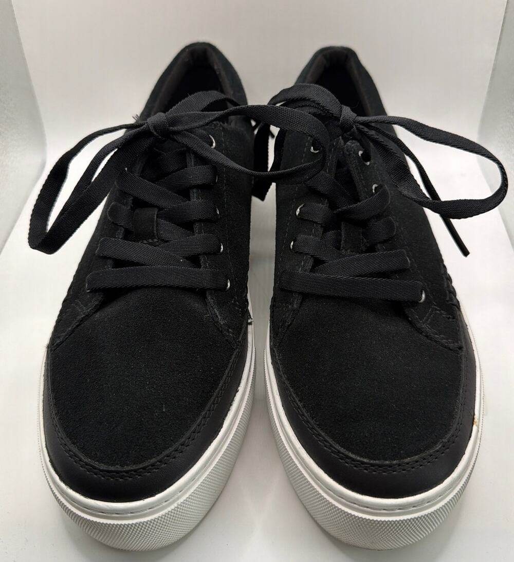 UGG Zilo Platform Sneakers Women Black Suede 7.5